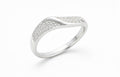 Lunaria Wave Italian Silver Ring